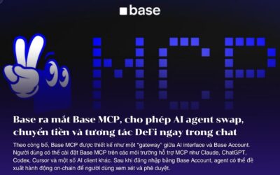 Base ra mắt Base MCP, cho phép AI agent swap, chuyển tiền và tương tác DeFi ngay trong chat