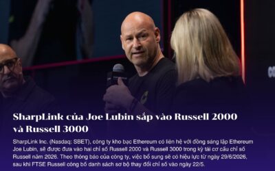 SharpLink của Joe Lubin sắp vào Russell 2000 và Russell 3000