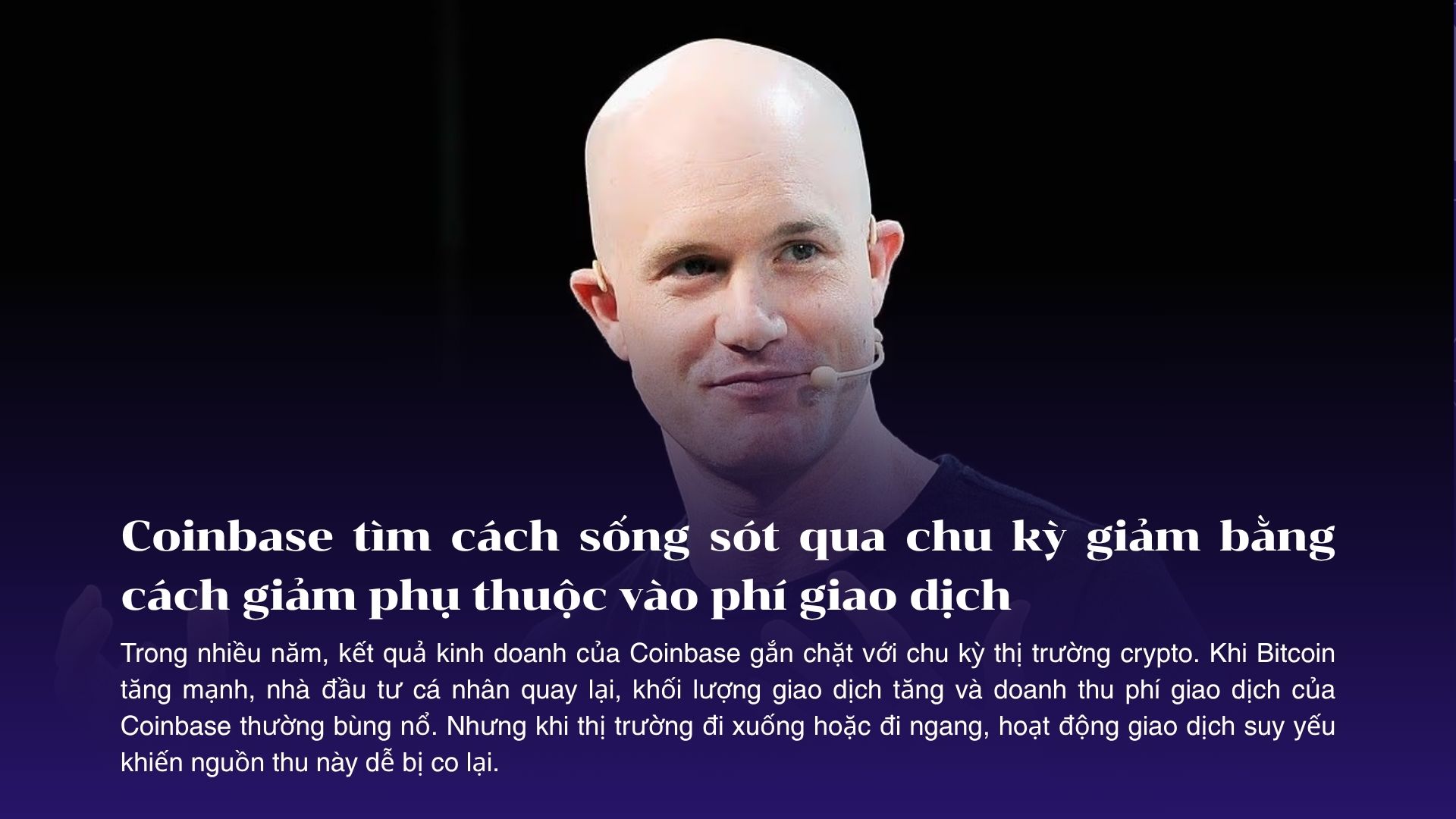 Coinbase tìm cách sống sót qua chu kỳ giảm bằng cách giảm phụ thuộc vào phí giao dịch