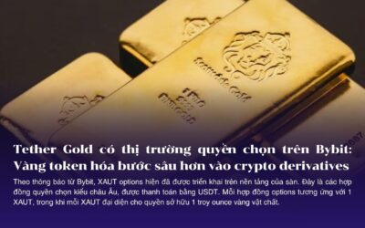 Tether Gold có thị trường quyền chọn riêng trên Bybit: Vàng token hóa bước sâu hơn vào crypto derivatives