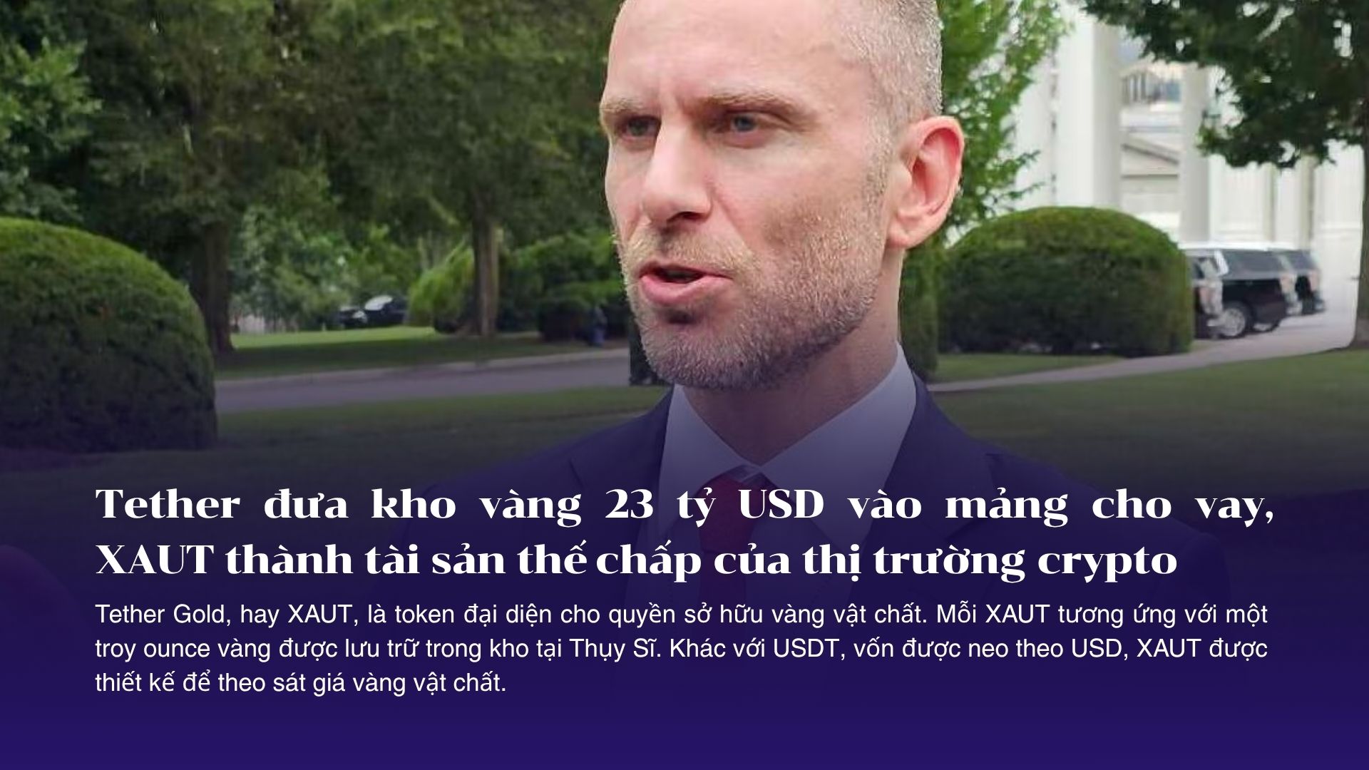 Tether đưa kho vàng 23 tỷ USD vào mảng cho vay, XAUT thành tài sản thế chấp của thị trường crypto