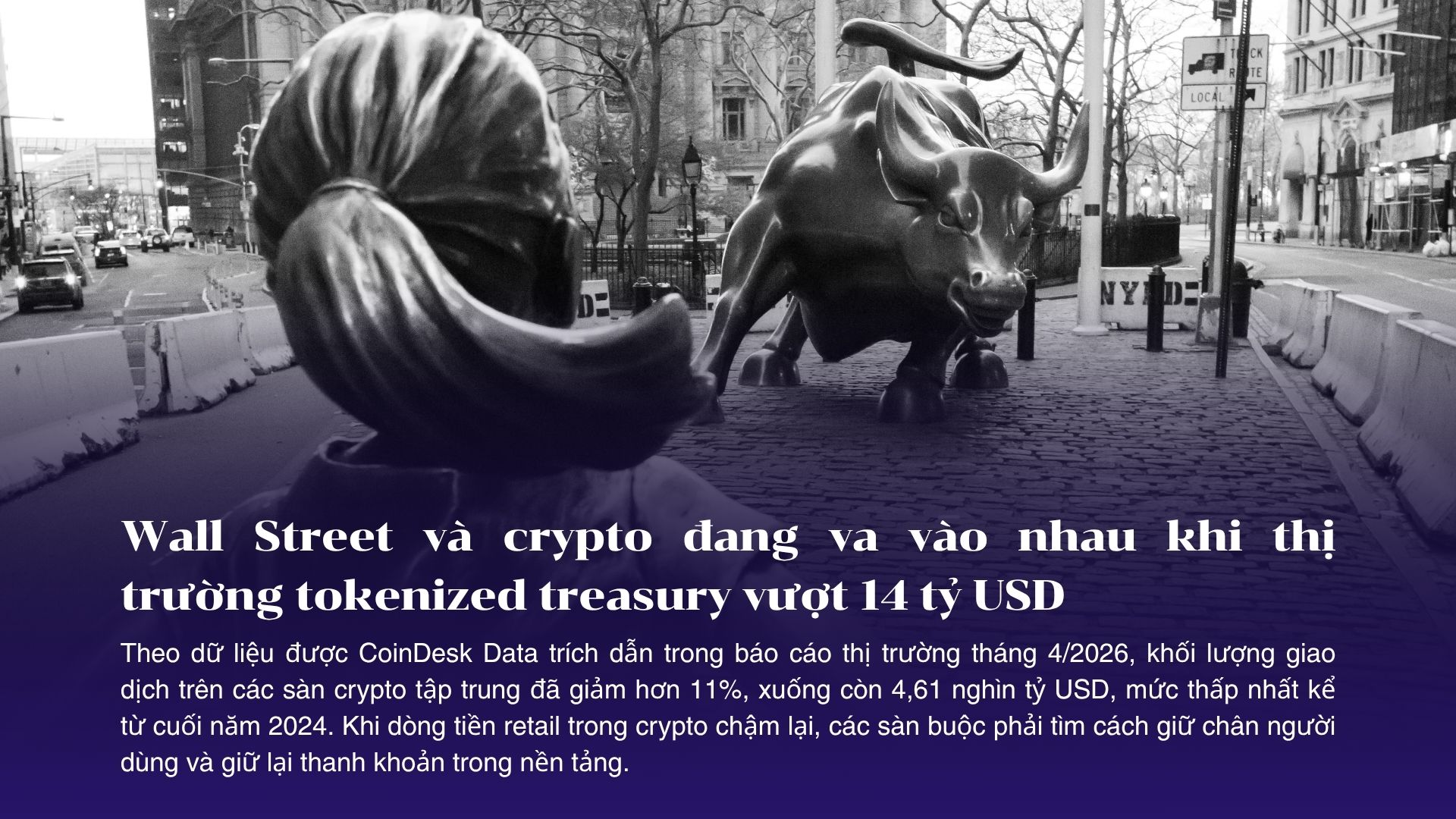 Wall Street và crypto đang va vào nhau khi thị trường tokenized treasury vượt 14 tỷ USD