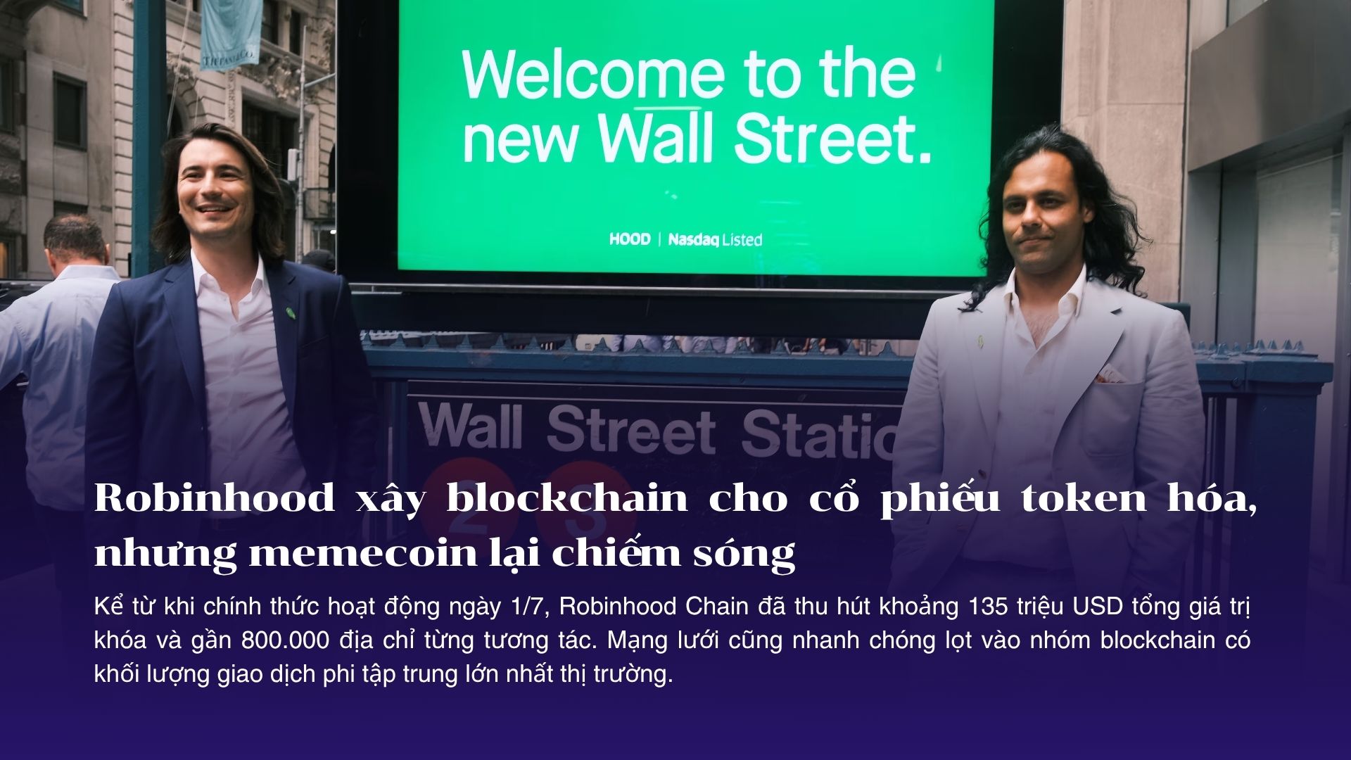 Robinhood xây blockchain cho cổ phiếu token hóa, nhưng memecoin lại chiếm sóng