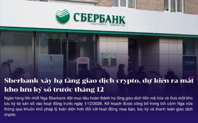 Sberbank xây hạ tầng giao dịch crypto, dự kiến ra mắt kho lưu ký số trước tháng 12