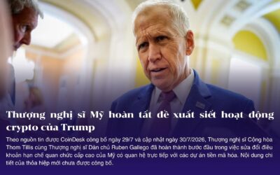 Thượng nghị sĩ Mỹ hoàn tất đề xuất siết hoạt động crypto của Trump, CLARITY Act bước vào tuần quyết định