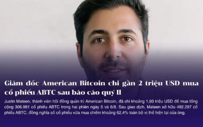 Giám đốc American Bitcoin chi gần 2 triệu USD mua cổ phiếu ABTC sau báo cáo quý II